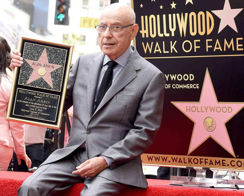 Gregg DeGuire/Getty Alan Arkin gets a star on the Hollywood Walk of Fame