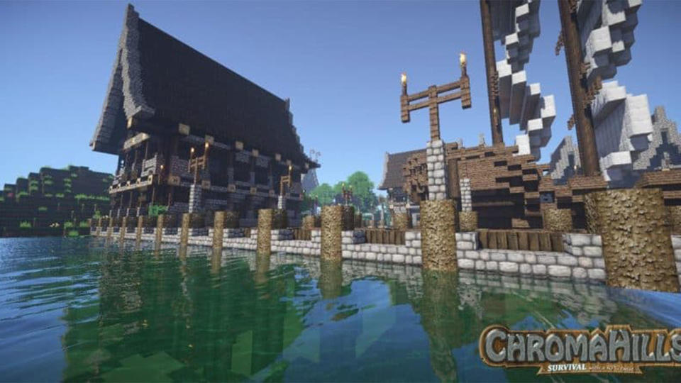 Screenshots from Minecraft for showing off  the best minecraft texture packs