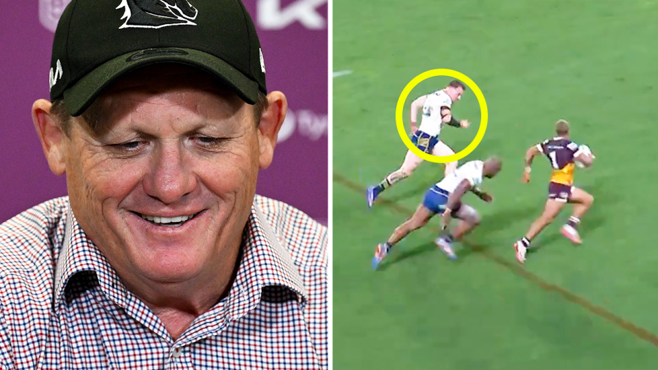 Eels captain Clint Gutherson (pictured left) has been questioned after a lacklustre effort for Parramatta while Kevin Walters (pictured left) has declared the Broncos will play finals. (Images: Getty Images/NRL.com.au)