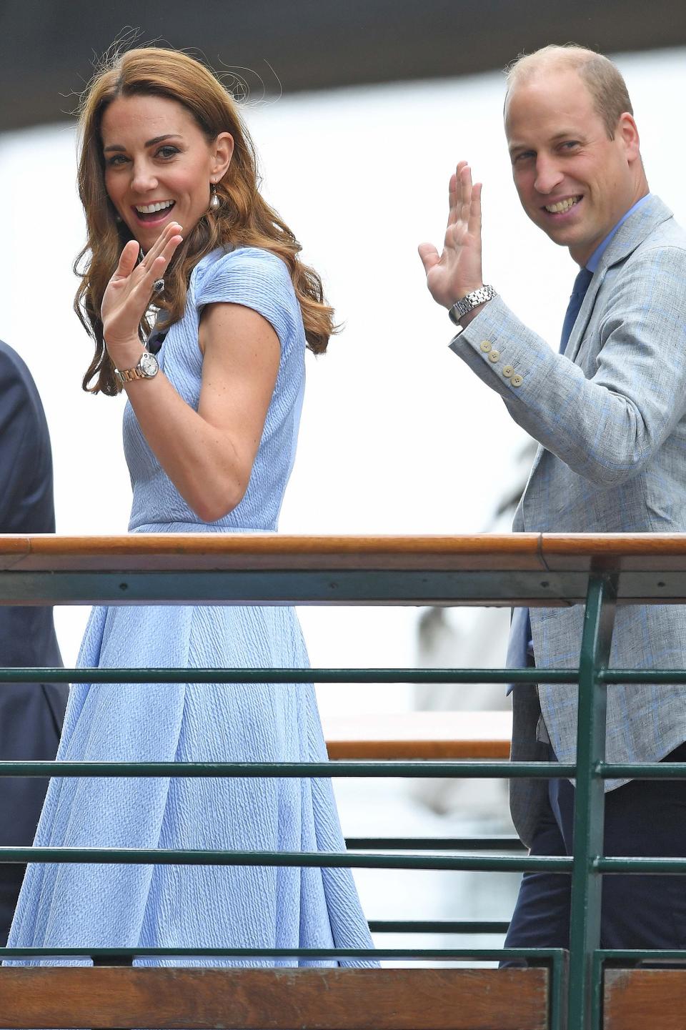 Kate Middleton, Prince William Attend Wimbledon 2019