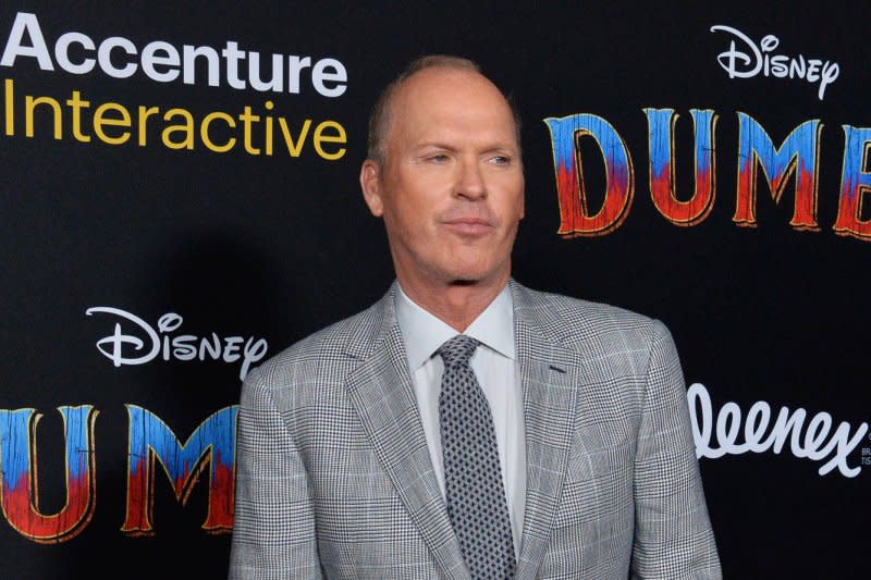 Michael Keaton attends the premiere of "Dumbo" at the Loews Hollywood Hotel in the Hollywood section of Los Angeles on March 11, 2019. The actor turns 72 on September 5. File Photo by Jim Ruymen/UPI