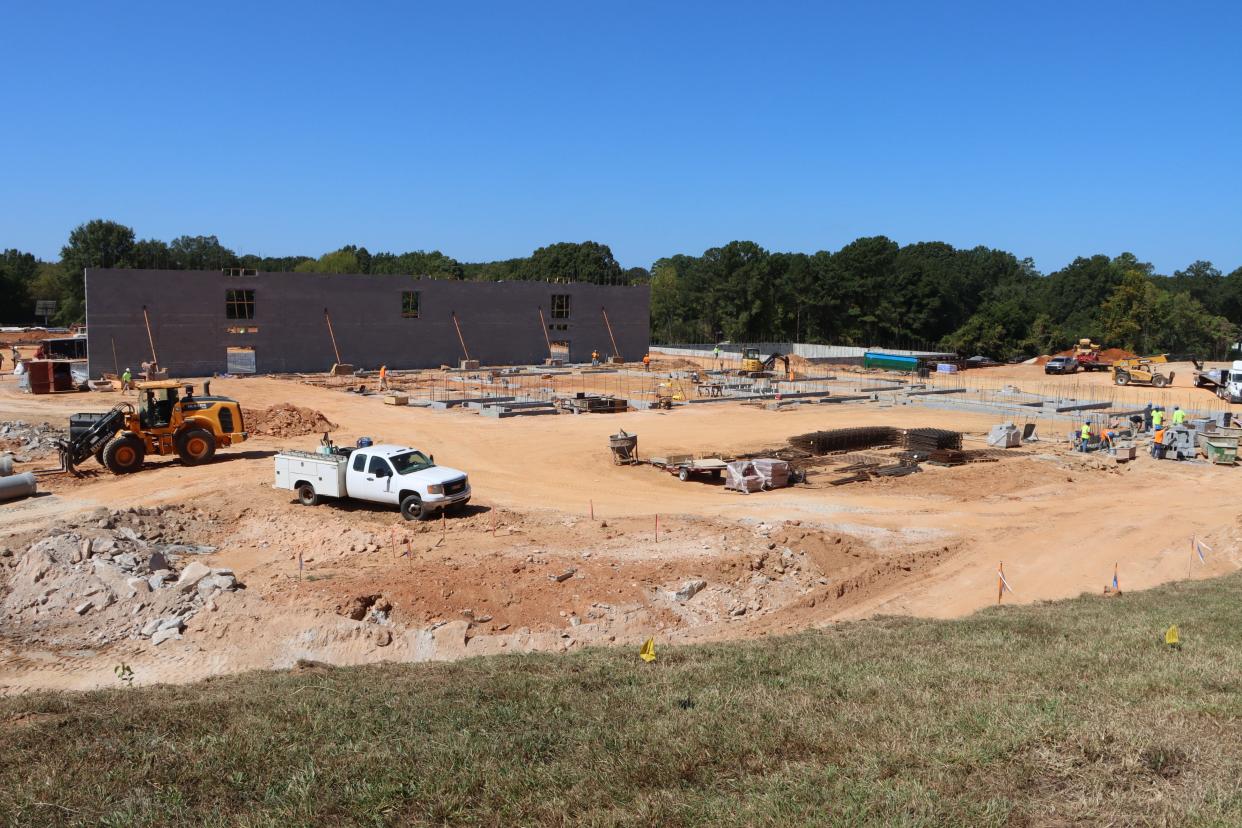 The beginning of construction on what will soon be W.P. Grier Middle School in Gastonia.