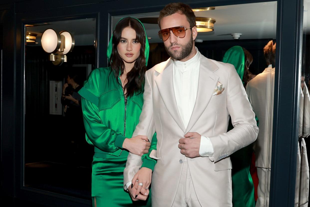 Grace Van Patten and Jackson White attend the CFDA Fashion Awards at Casa Cipriani on November 07, 2022 in New York City.