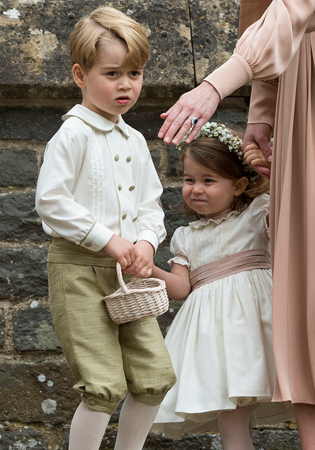 The little prince threw a wobble on the day. Photo: Getty