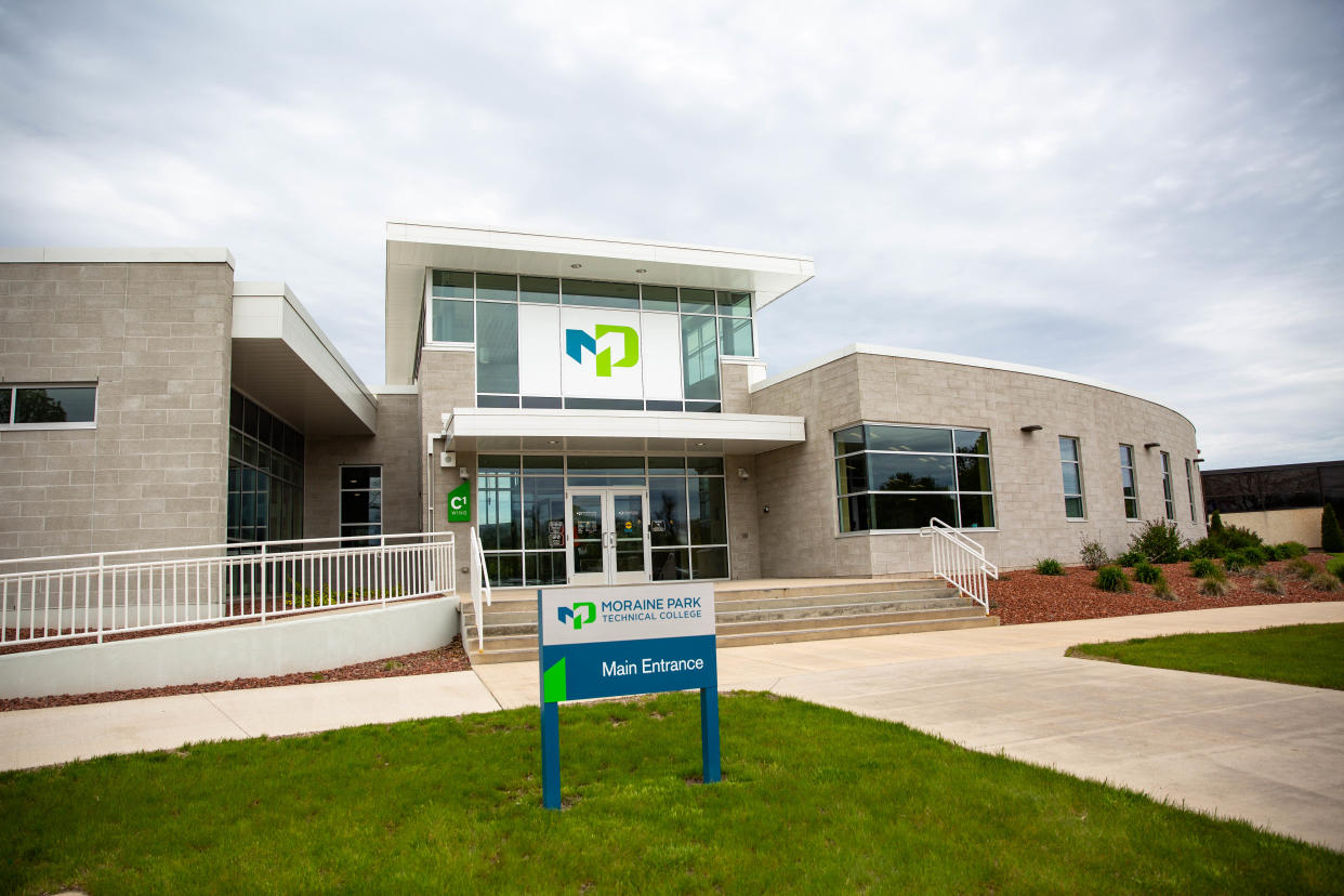 Moriane Park Technical College's main entrance in Fond du Lac.