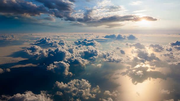 PHOTO: Aerial view of clouds from the sky (STOCK IMAGE/Getty Images)