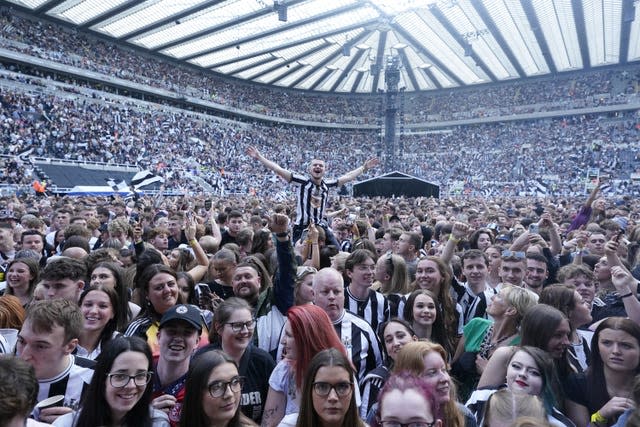 Sam Fender plays St James’ Park