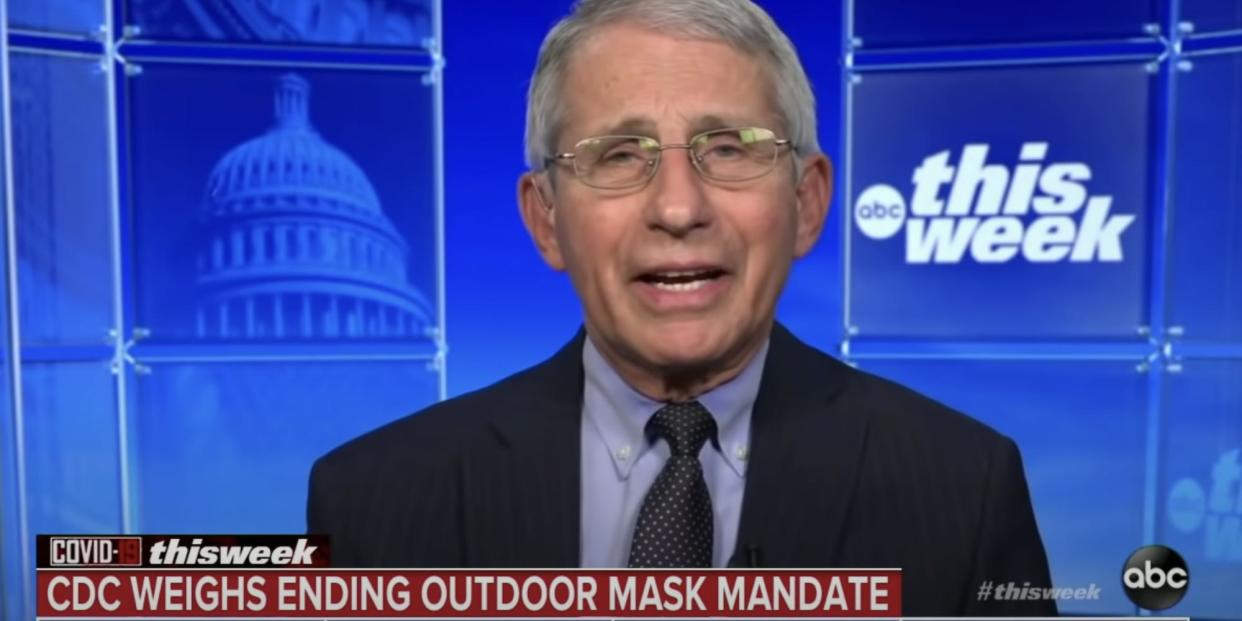 Fauci talking to ABC's This week