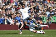 Britain Football Soccer - Burnley v Manchester United - Premier League - Turf Moor - 23/4/17 Manchester United's Marcus Rashford in action with Burnley's Stephen Ward Reuters / Andrew Yates Livepic