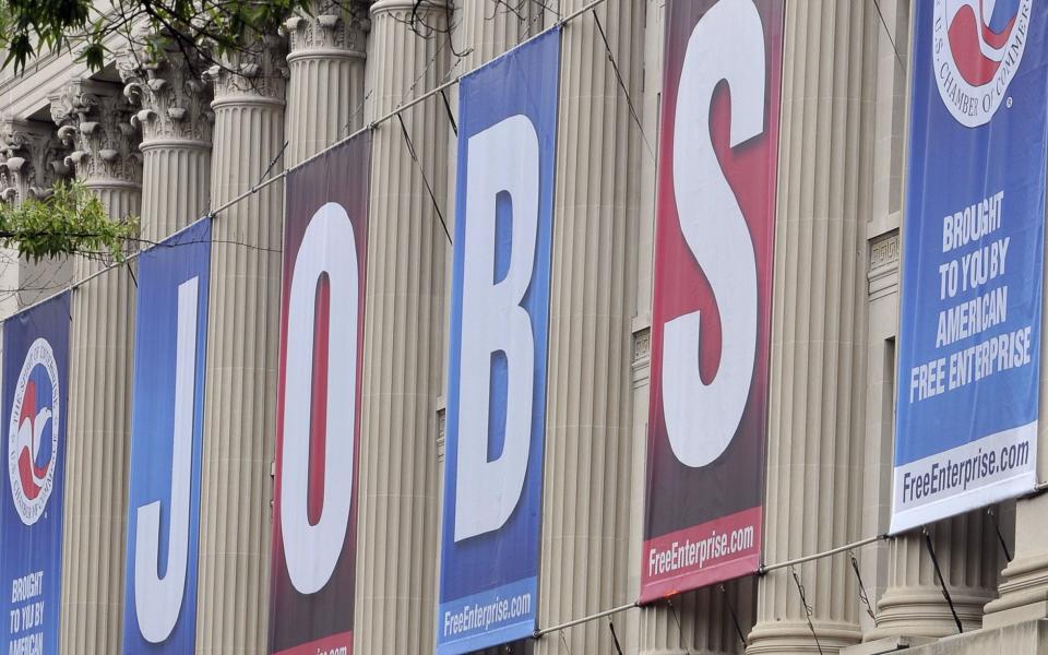 Economists believe the world's biggest economy created 180,000 jobs last month, following growth of 194,000 jobs in April. - Getty