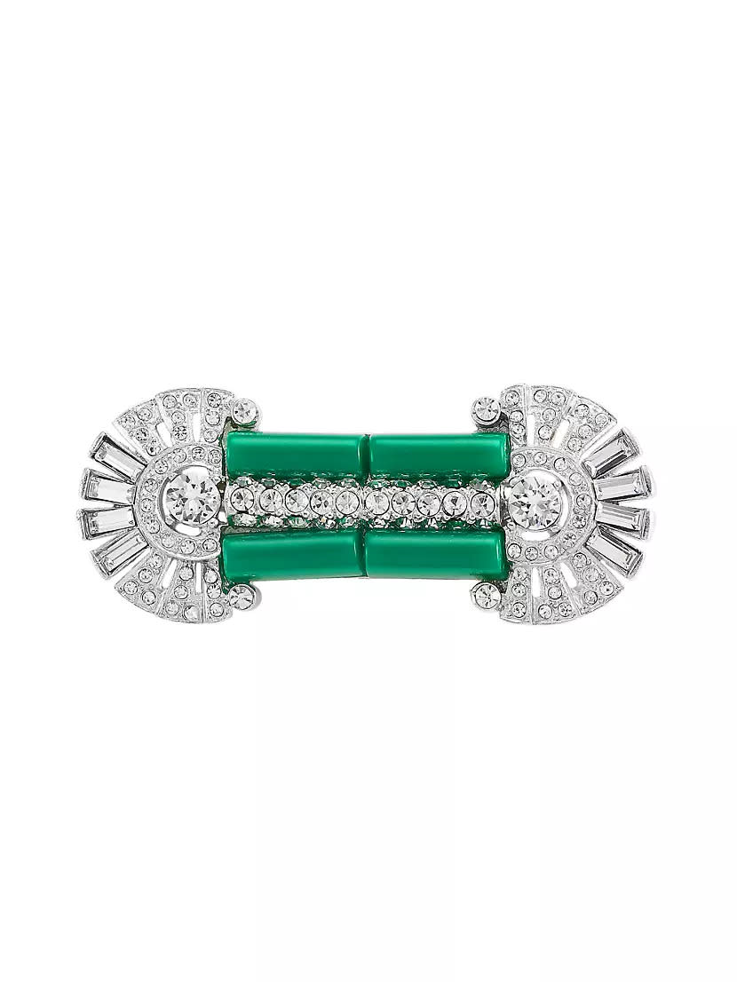 Crystal Deco Brooch