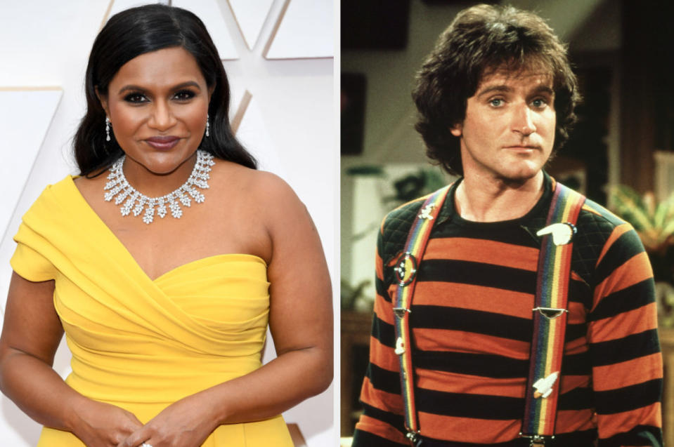 Mindy Kaling and Robin Williams