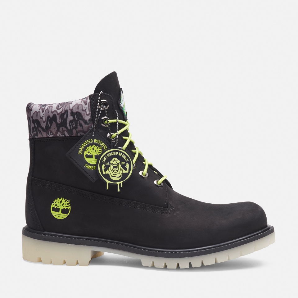 The Timberland x Ghostbusters Premium 6-Inch Black Nubuck with Camo