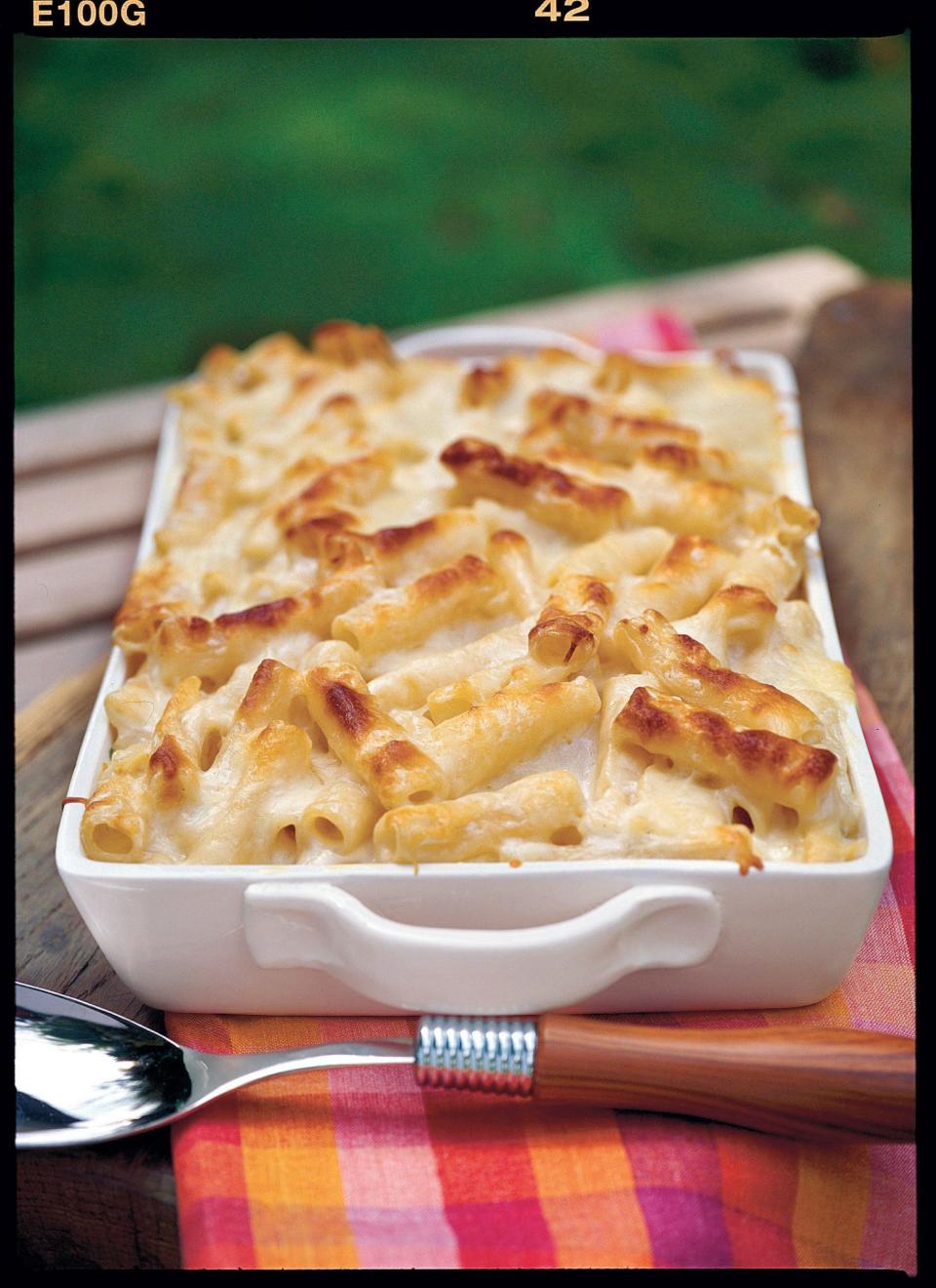 Three-Cheese Pasta Bake