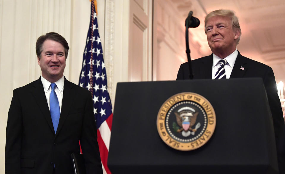 Even in his short tenure on the Supreme Court, Justice Brett Kavanaugh has been joining in court rulings that weaken voting rights or enable voter suppression. (Photo: ASSOCIATED PRESS)
