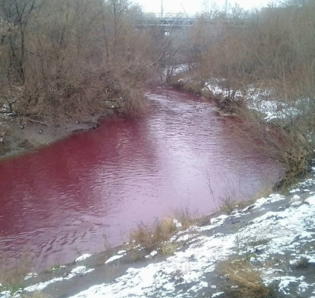 Alarm as rivers mysteriously turn blood red
