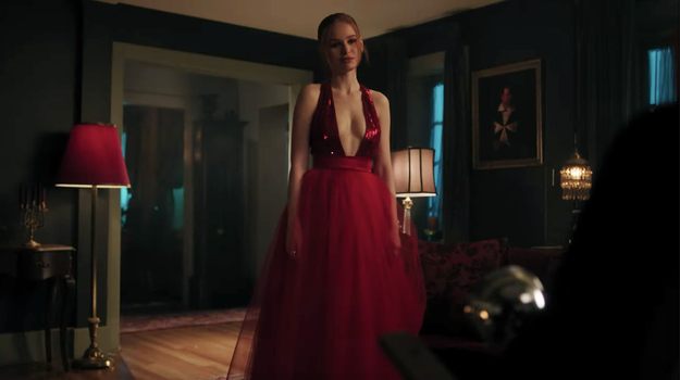 cheryl blossom's low cut dress