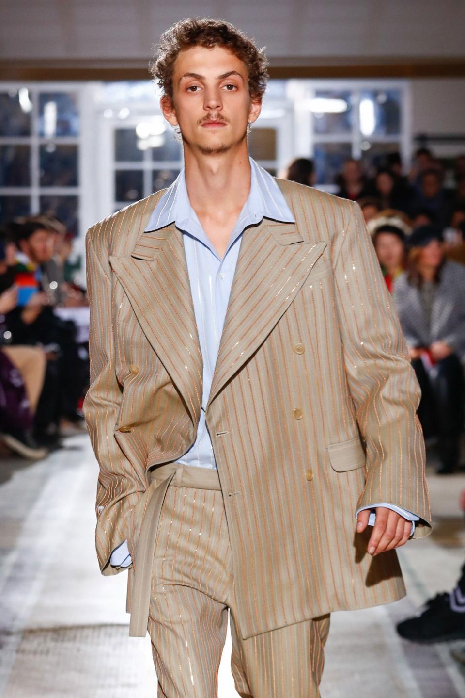 Mustaches aren’t new—but they’re having something of a style renaissance at Men’s Fashion Week.