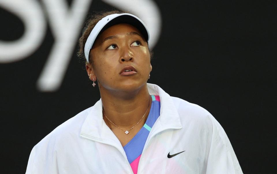 Japan's Naomi Osaka before her second round match against Madison Brengle of the U.S. - REUTERS