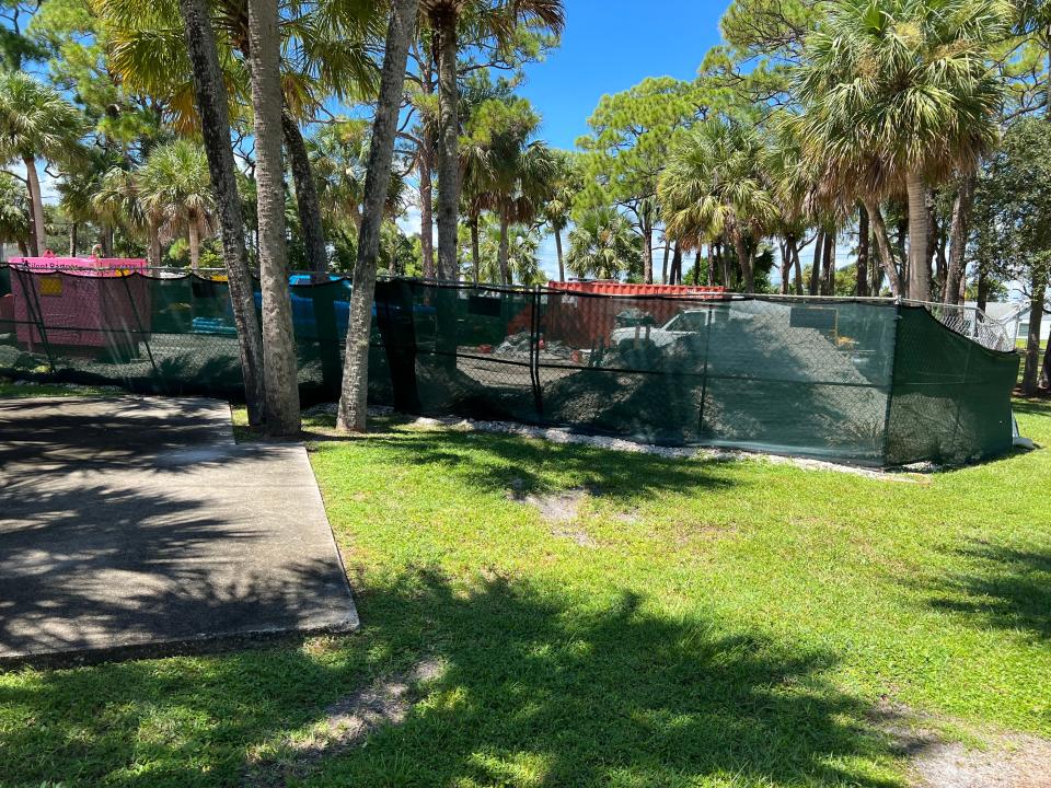 A contractor's use of part of the Old Town Hall site in Jupiter as a construction staging area has upset some residents. The Town Council will consider declaring the property a historic site on Tuesday, Sept. 19, 2023.