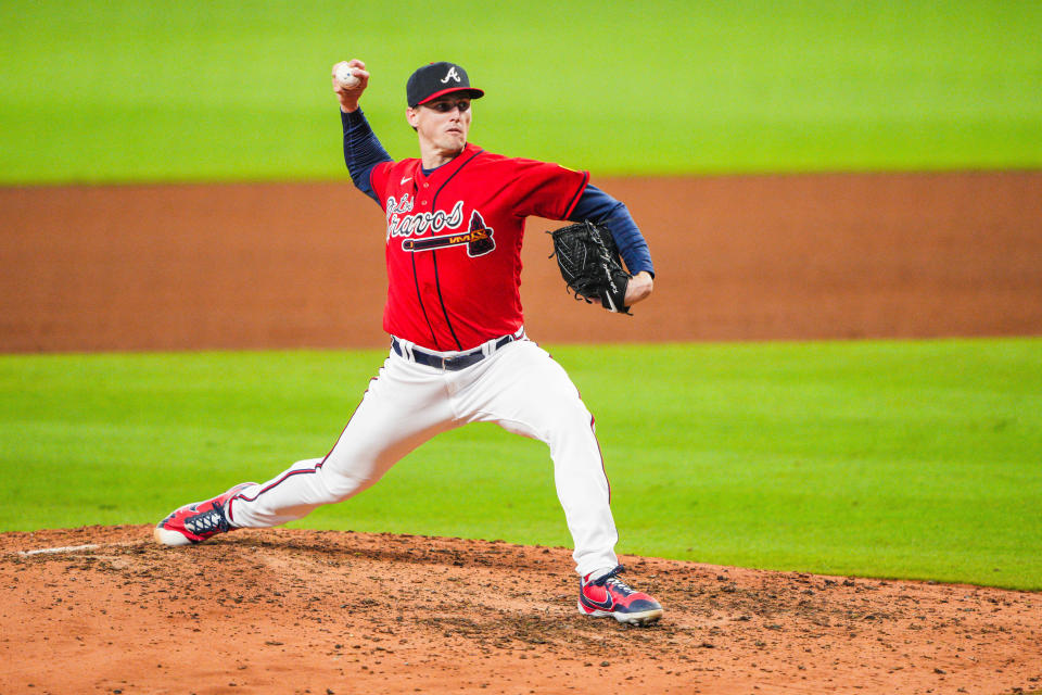 Kyle Wright。（MLB Photo by Matthew Grimes Jr./Atlanta Braves/Getty Images）