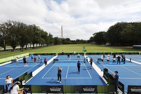 Photos from the 2023 National Mall of Pickleball by AP