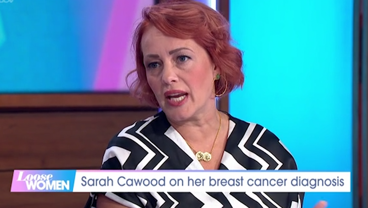 Sarah Cawood has opened up about her breast cancer diagnosis. (ITV)