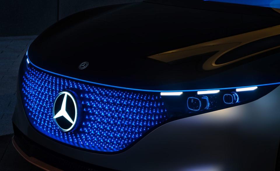 View Photos of the Mercedes-Benz Vision EQS Concept