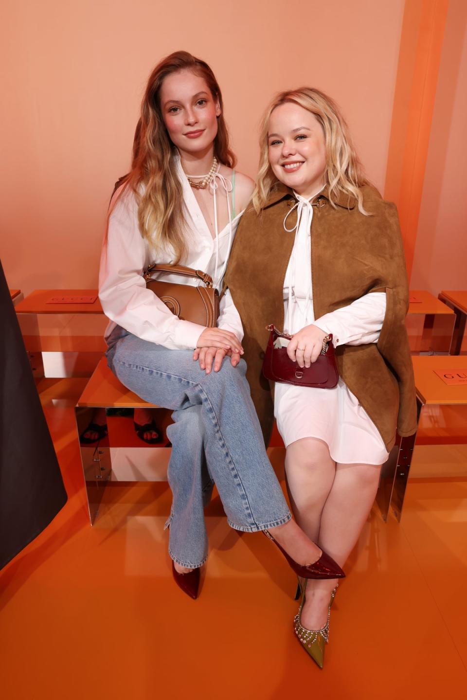 Hannah Dodd and Nicola Coughlan at Gucci (Getty Images for Gucci)