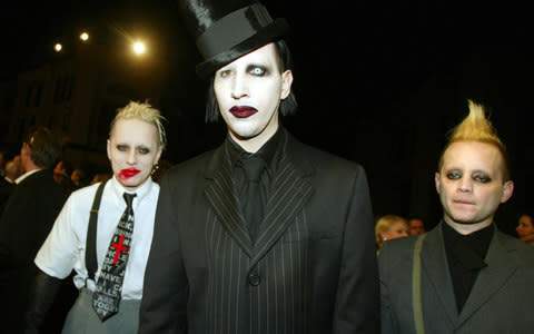 Stop it: Marilyn Manson has never taken the hint - Credit: Getty