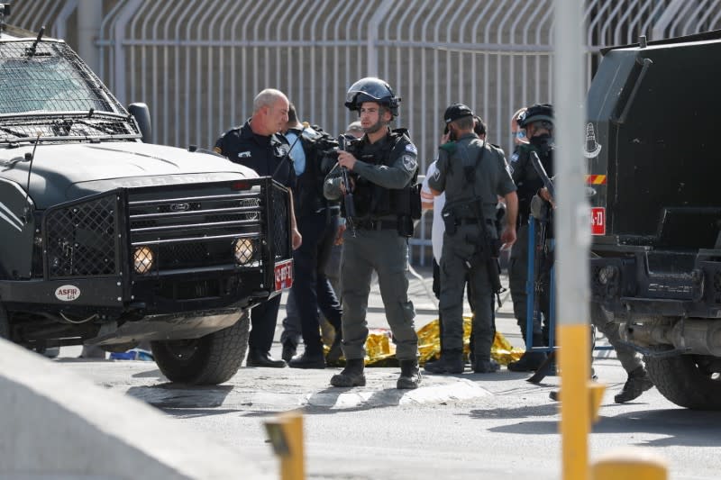 Security incident near Ramallah, in the Israeli-occupied West Bank