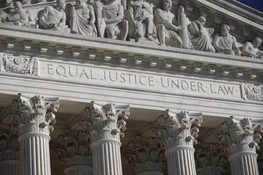 FILE - This Nov. 4, 2020 file photo shows the Supreme Court in Washington. (AP Photo/J. Scott Applewhite)