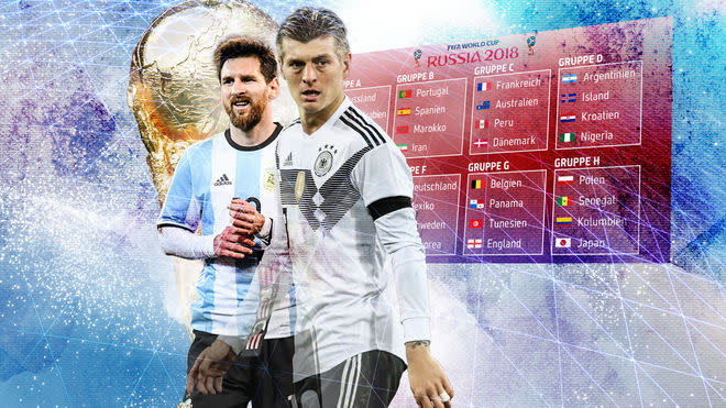 Deutschland bekommt es bei der WM 2018 in Russland mit Mexiko, Schweden und Südkorea zu tun