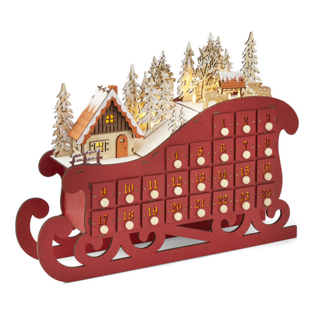 5) Yuletide Wonder Sleigh Advent Calendar