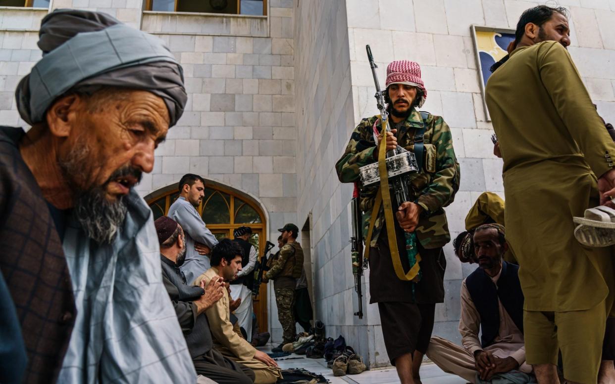 Taliban fighters pictured in Kabul earlier in August - MARCUS YAM/LOS ANGELES TIMES/Shutterstock/Shutterstock