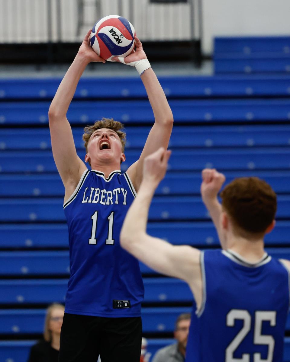 Connor Severson's play at setter has been key to Olentangy Liberty's success this season.