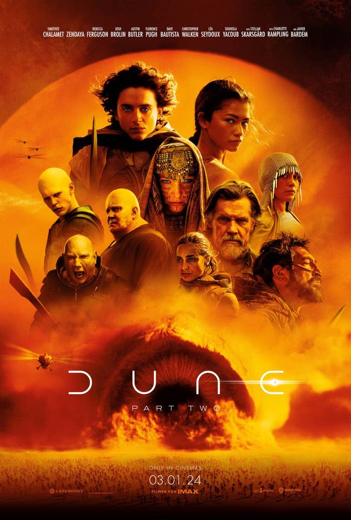 The "Dune: Part Two" poster