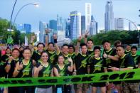 All ready for the race! (Photo courtesy of Nike Singapore)