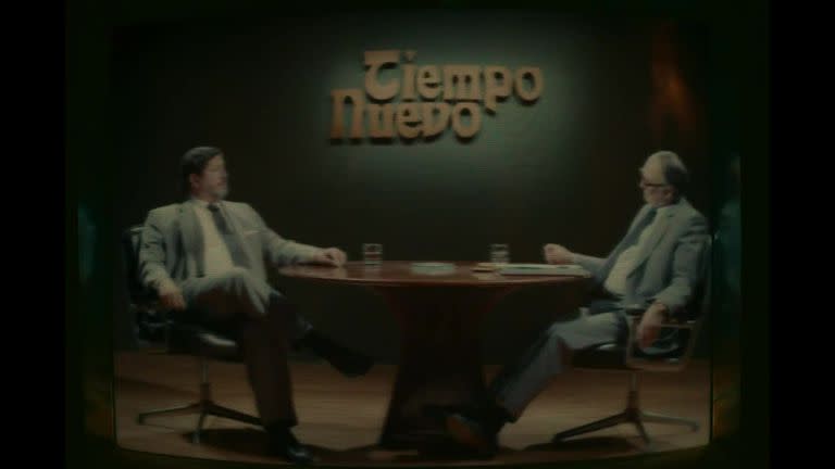 El célebre "show periodístico" de Bernardo Neustadt en la recreación de la película Argentina 1985