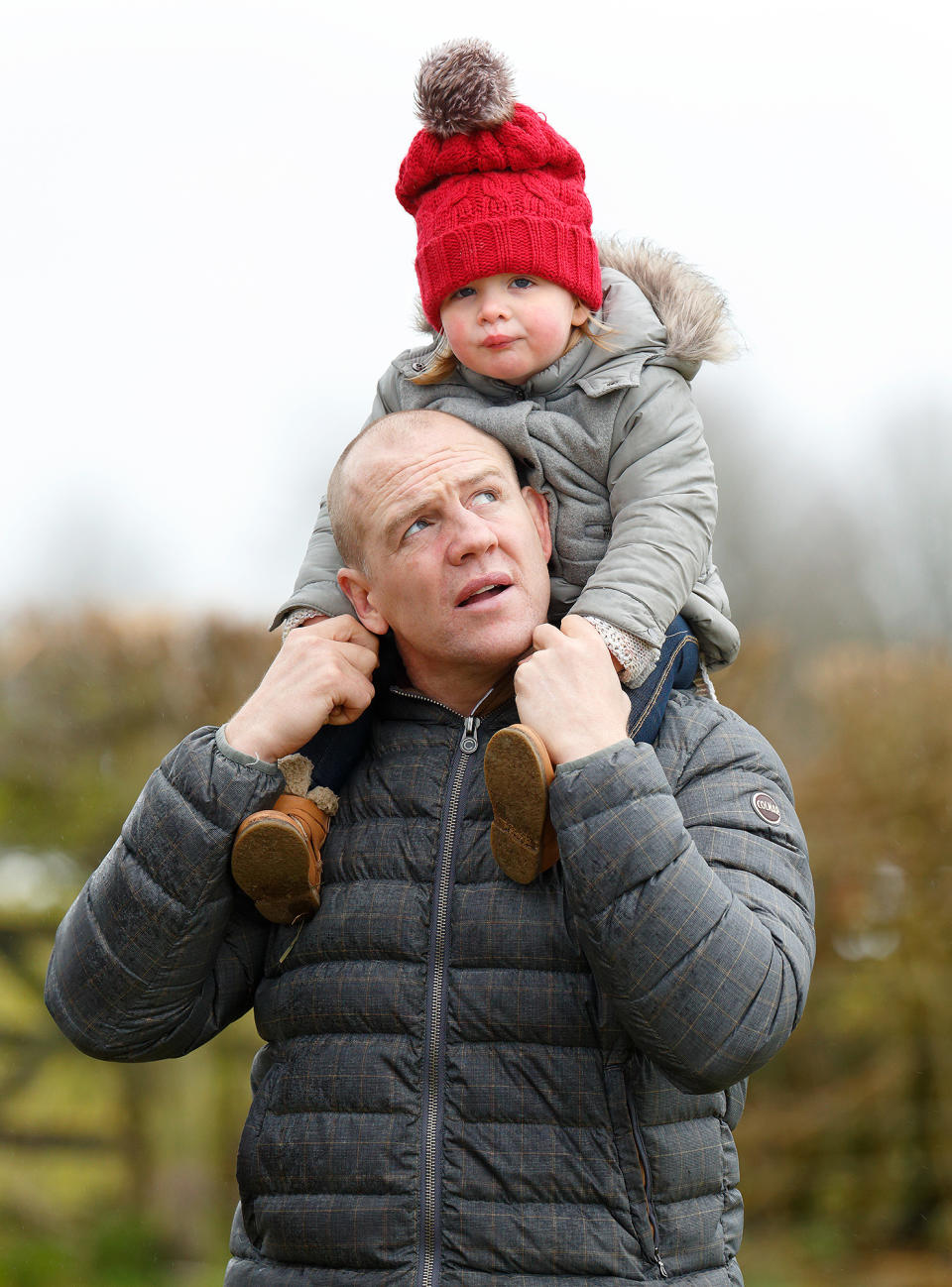 REALLY, LOTS OF RIDES ON DAD'S SHOULDERS