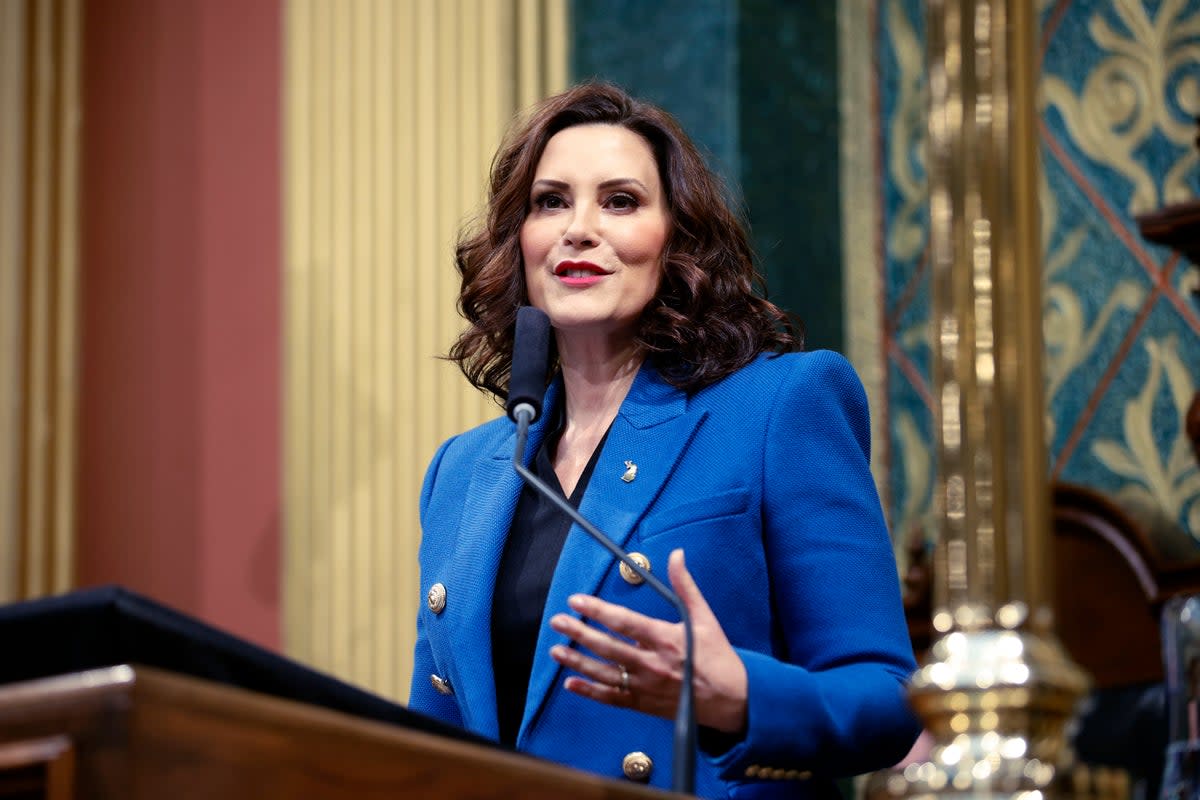 Gretchen Whitmer was the target of a kidnapping plot in late 2020 (Associated Press)