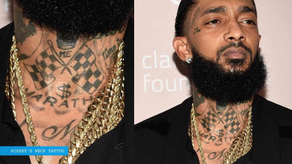 <p>Nipsey Hussle‘s girlfriend, Lauren London, will forever remember the late rapper with a tattoo of his face on her arm. London posted a photo of her new ink, which is of Nipsey’s face on her forearm with the words “God Will Rise.” As part of the tattoo, there are two checkered flags that are identical […]</p> <p>The post <a rel="nofollow noopener" href="https://theblast.com/lauren-london-nipsey-hussle-tattoo/" target="_blank" data-ylk="slk:Lauren London Gets Nipsey Hussle’s Face Tattoo on Her Arm: ‘Real Love Never Dies’;elm:context_link;itc:0;sec:content-canvas" class="link ">Lauren London Gets Nipsey Hussle’s Face Tattoo on Her Arm: ‘Real Love Never Dies’</a> appeared first on <a rel="nofollow noopener" href="https://theblast.com" target="_blank" data-ylk="slk:The Blast;elm:context_link;itc:0;sec:content-canvas" class="link ">The Blast</a>.</p>