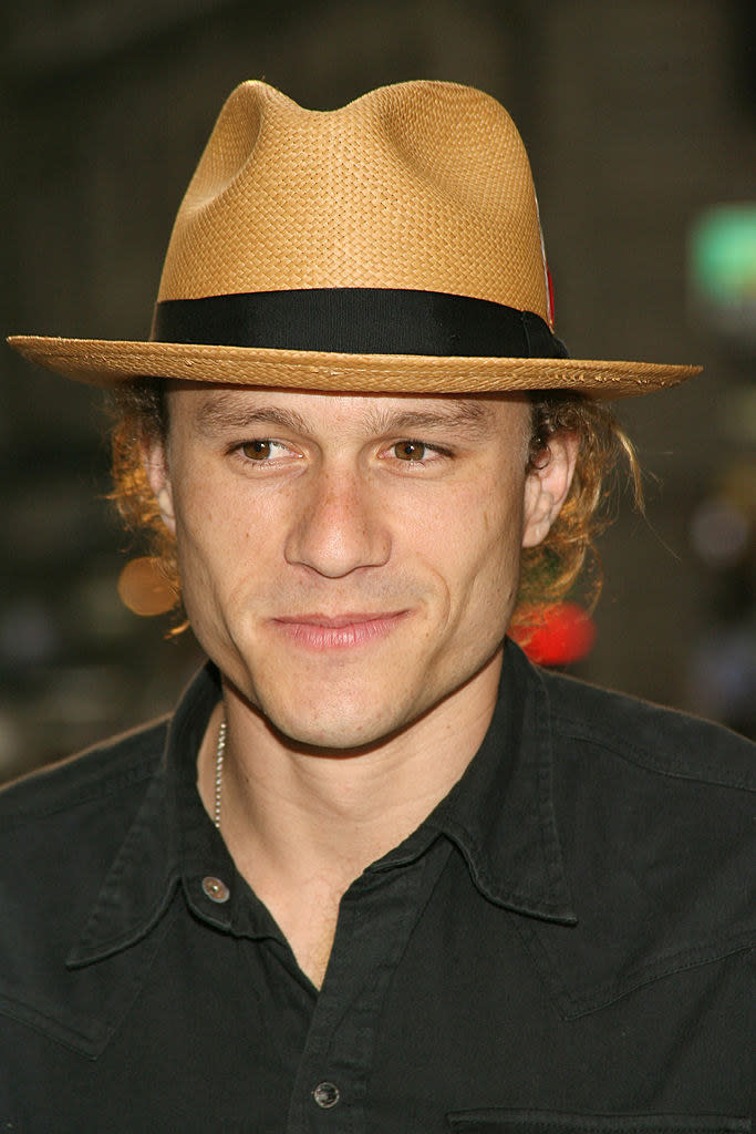 Closeup of Heath Ledger