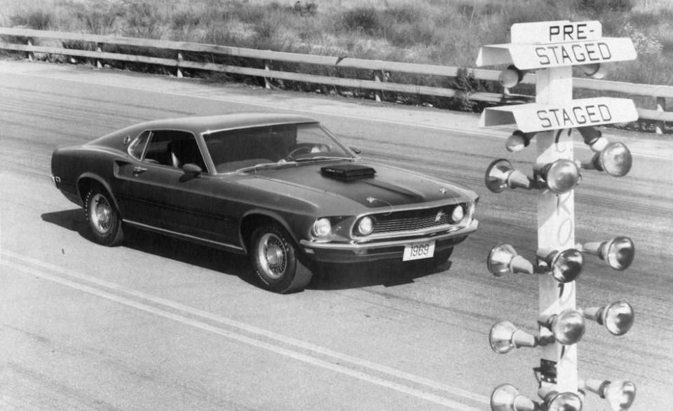 <p>It may just be that this time the stylists have done too good a job. Look at the Mustang Mach I, and you expect miracles-drive it, and they are not forthcoming. The pieces are there-most of them anyway-but the sum is far short of its parts. <a rel="nofollow noopener" href="http://www.caranddriver.com/reviews/1969-ford-mustang-mach-i-review" target="_blank" data-ylk="slk:READ MORE>>;elm:context_link;itc:0;sec:content-canvas" class="link ">READ MORE>></a></p>
