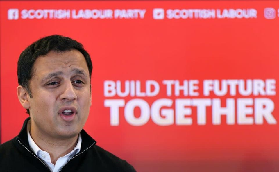 Scottish Labour leader Anas Sarwar said he did not want his party to enter pacts or coalitions with either the SNP or the Tories following May&#x002019;s council elections (Andrew Milligan/PA)
