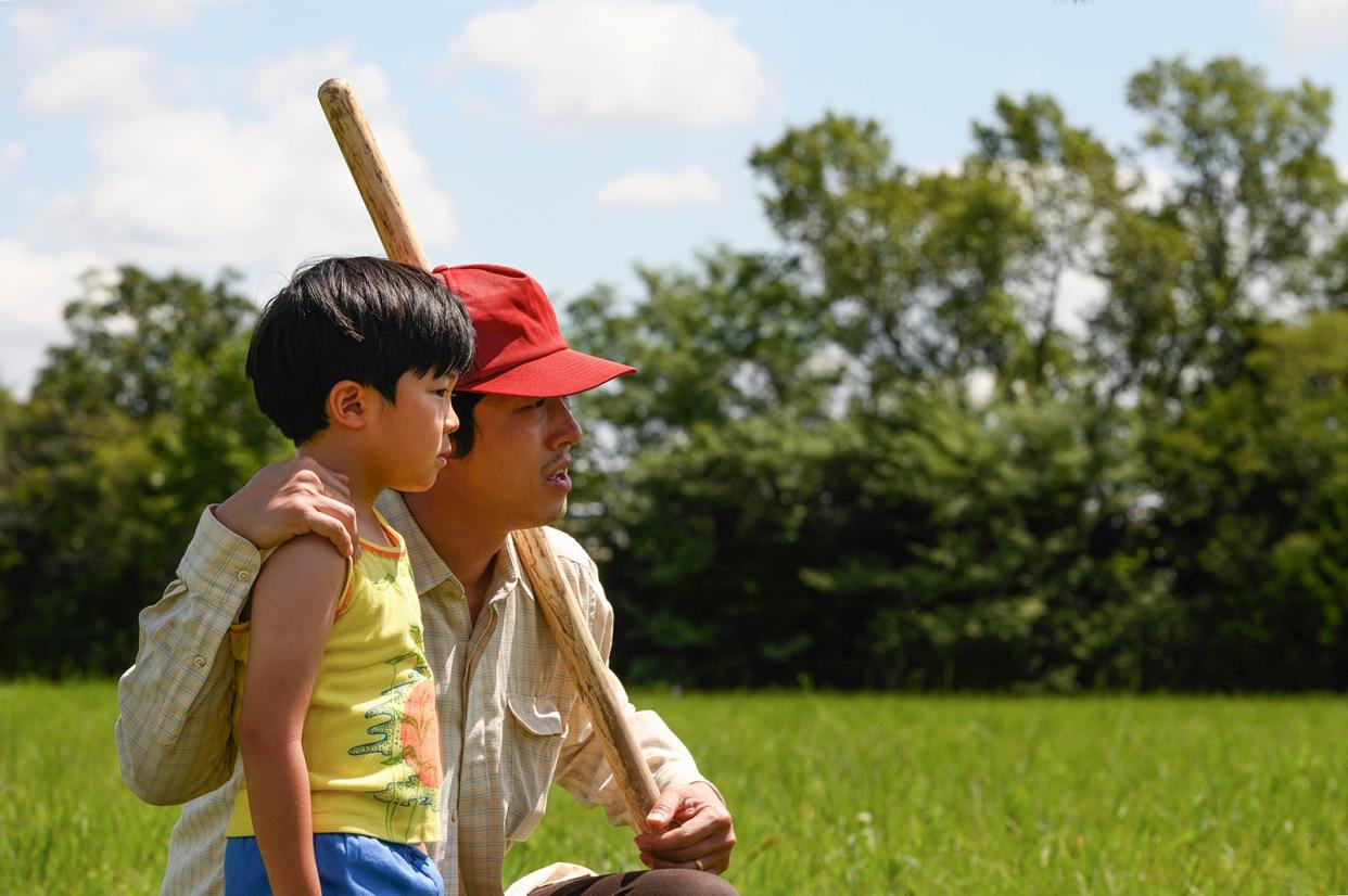 Steven Yeun (right) and Alan Kim in Minari (Sundance Institute)