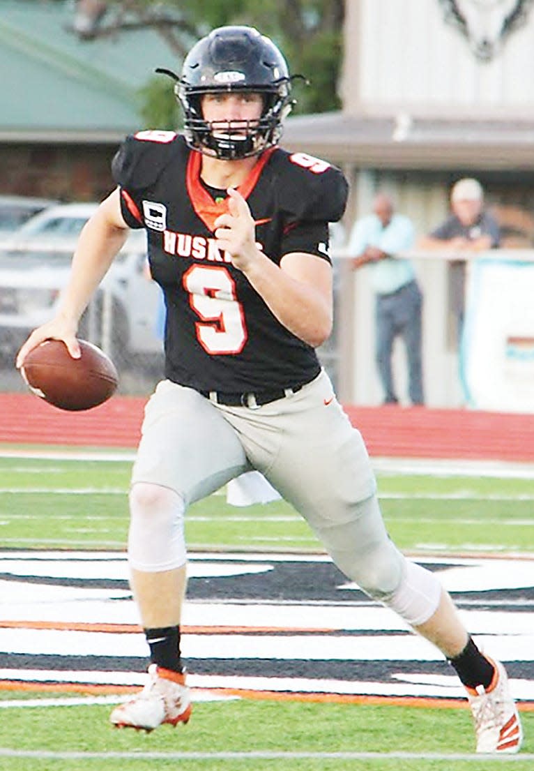 Bryce Drummond became a dynamic force for the Pawhuska High School football team.
