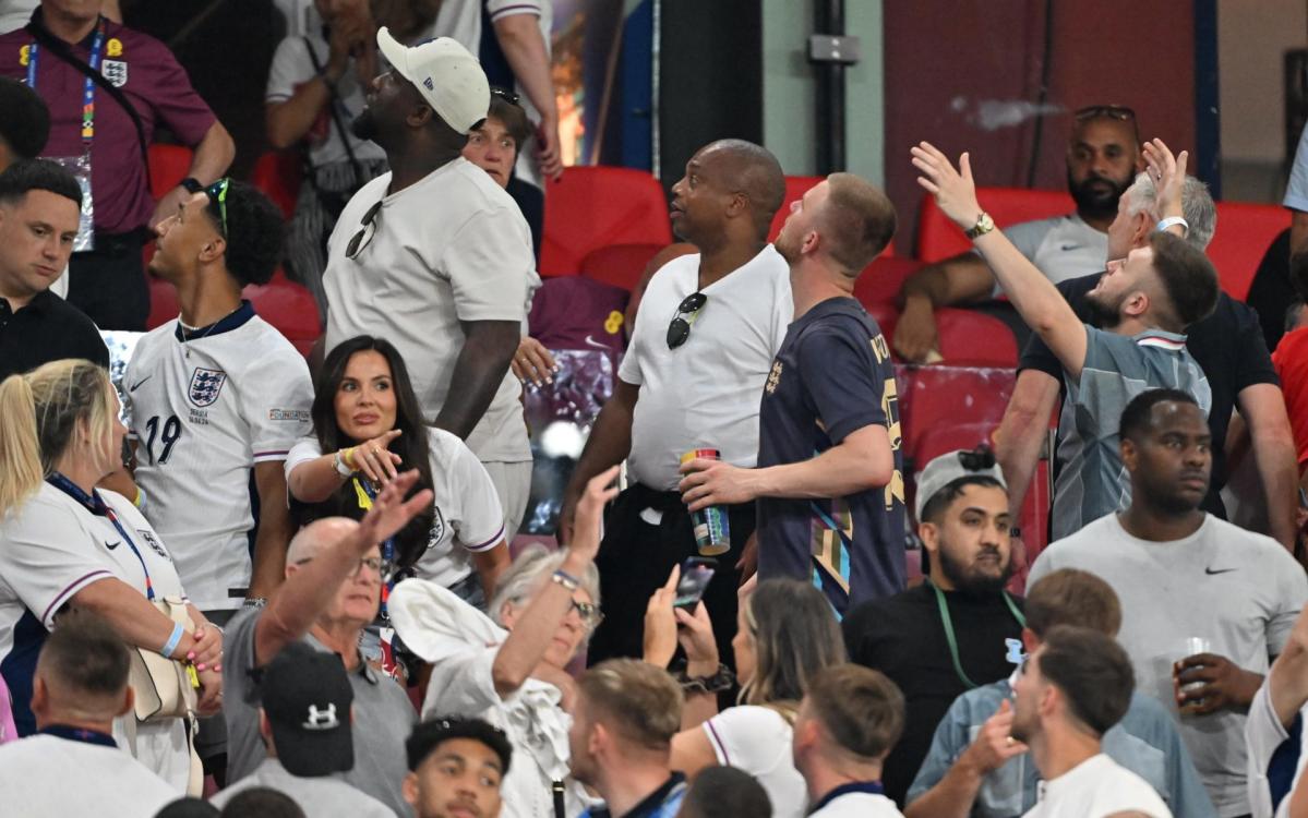 England players’ families caught in crossfire of  Southgate backlash and showered with beer at Euros