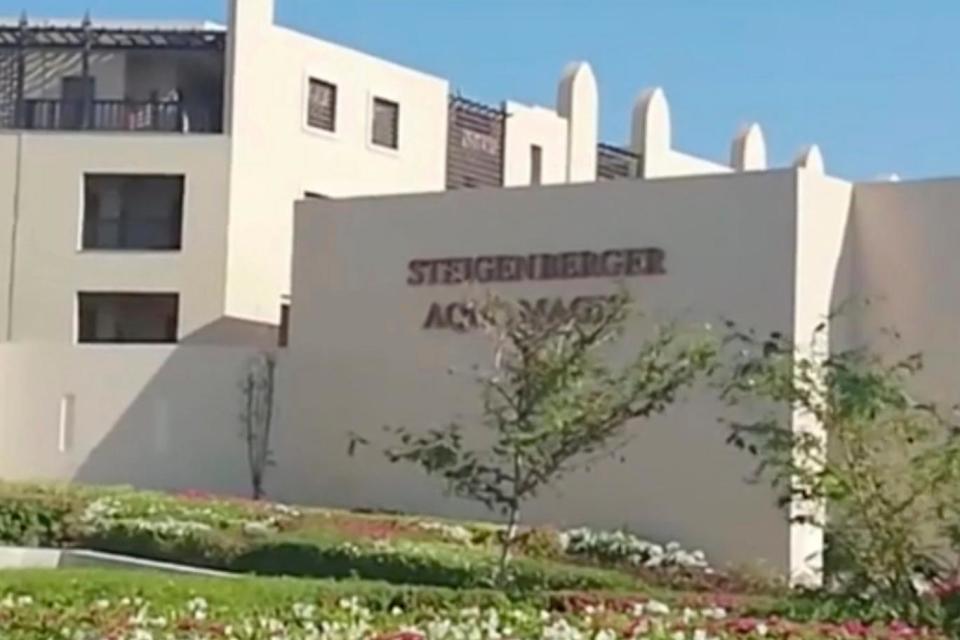 John and Susan Cooper were staying at the Steigenberger Aqua Magic Hotel in Hurghada, Egypt (AP)