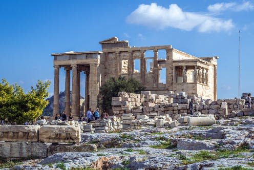   <span class="attribution"><a class="link " href="https://www.shutterstock.com/image-photo/athens-greece-october-24-2016-erechtheion-2094639184" rel="nofollow noopener" target="_blank" data-ylk="slk:Fotokon/Shutterstock;elm:context_link;itc:0;sec:content-canvas">Fotokon/Shutterstock</a></span>